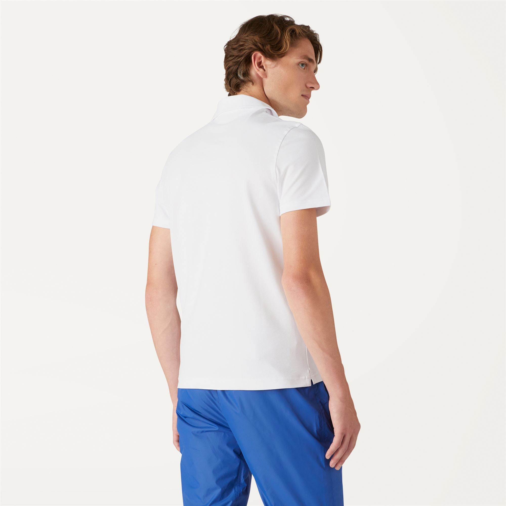 k-way-gregoire-tape-polo-manches-courtes-homme-white image 3