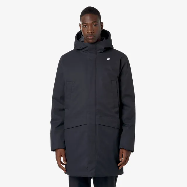k-way-jarno-twill-marmotta-veste-3-4-homme-blue-d-blue-a image 1