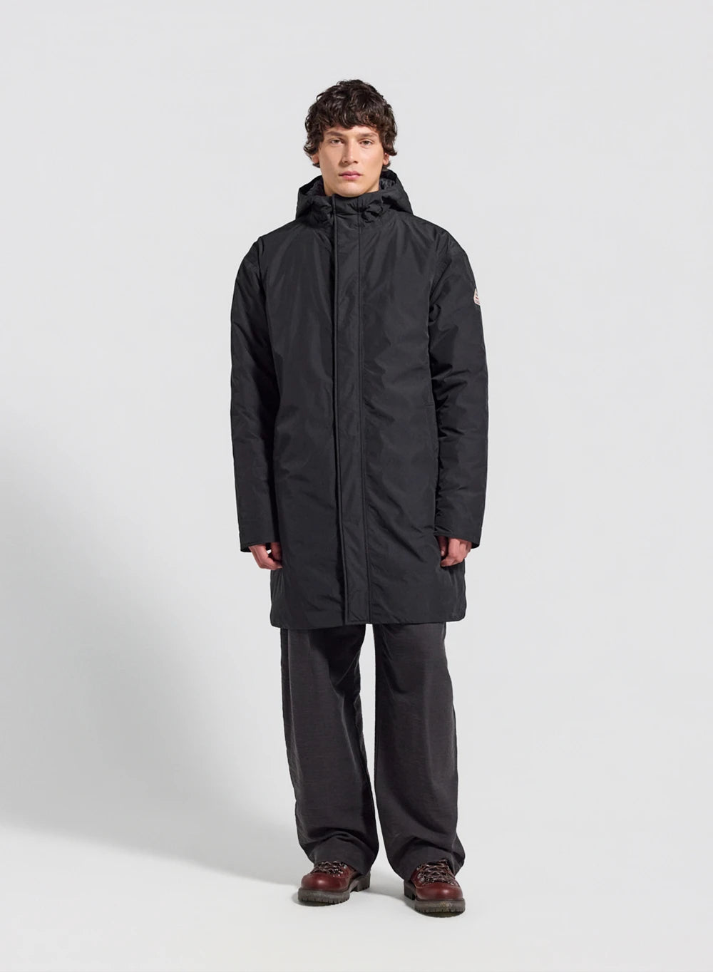 parka-longue-imperm-able-homme-pyrenex-puigmal-noire image 1