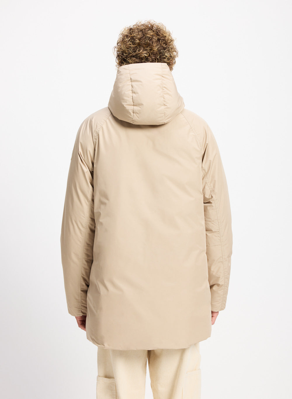 pyrenex-spark-parka-capuche-homme-en-duvet-naturel-beige-claire image 4