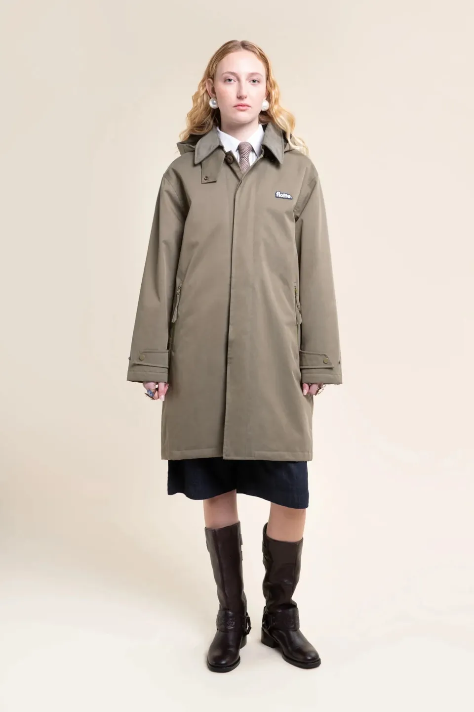 flotte-reuilly-parka-imperm-able-longue-bleu-marine image 1