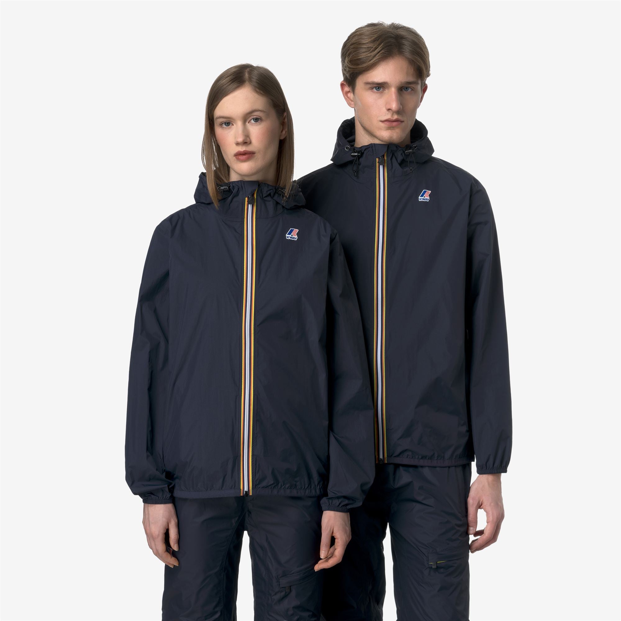 k-way-le-vrai-4-0-claude-veste-coupe-vent-unisexe-blue-depth image 1