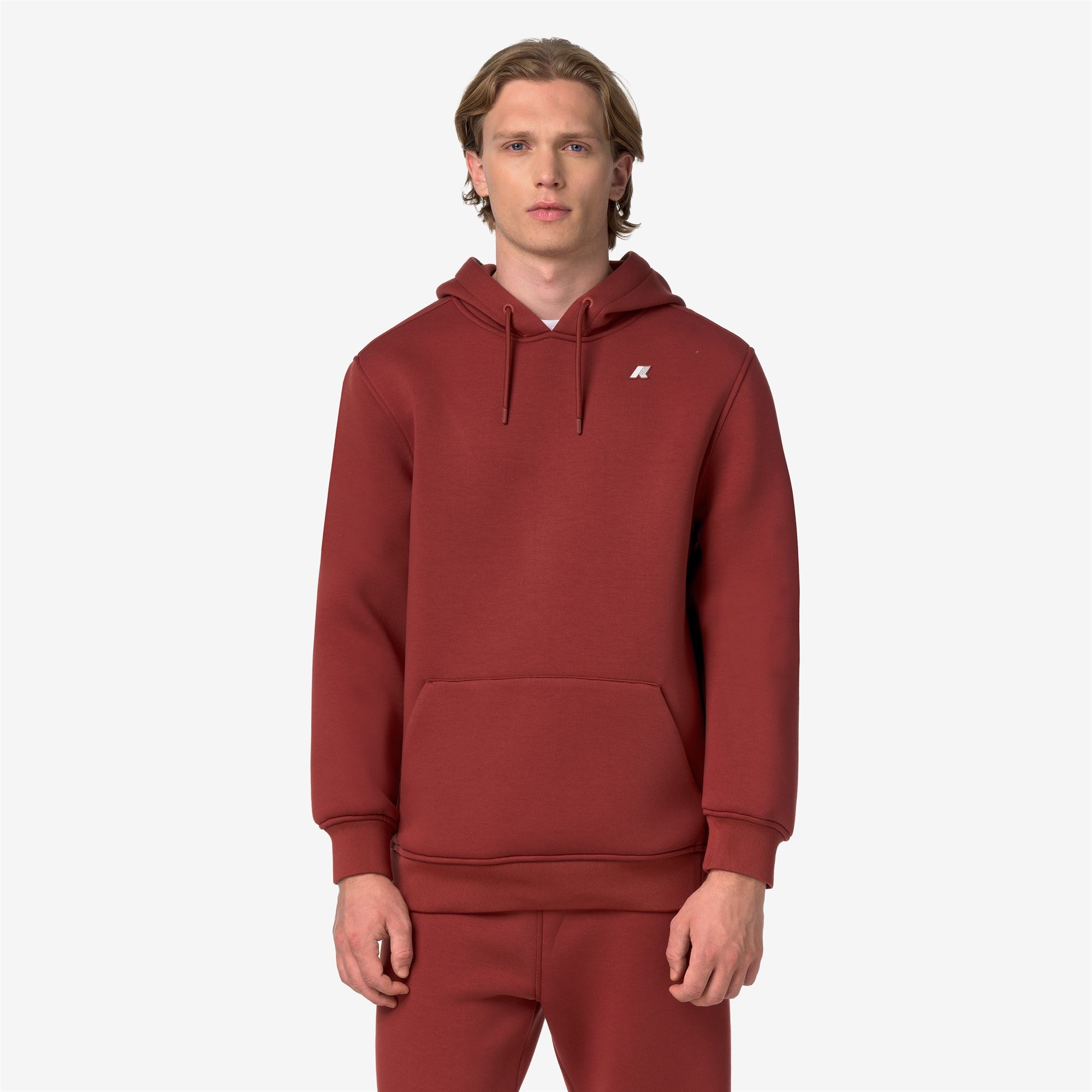 k-way-bernie-spacer-pull-over-polaire-homme-red-dk-chili image 1