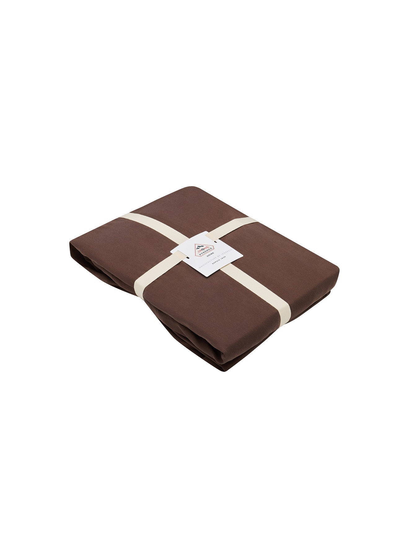 pyrenex-lily-drap-housse-marron-chocolat-coton-bio-tencel image 3