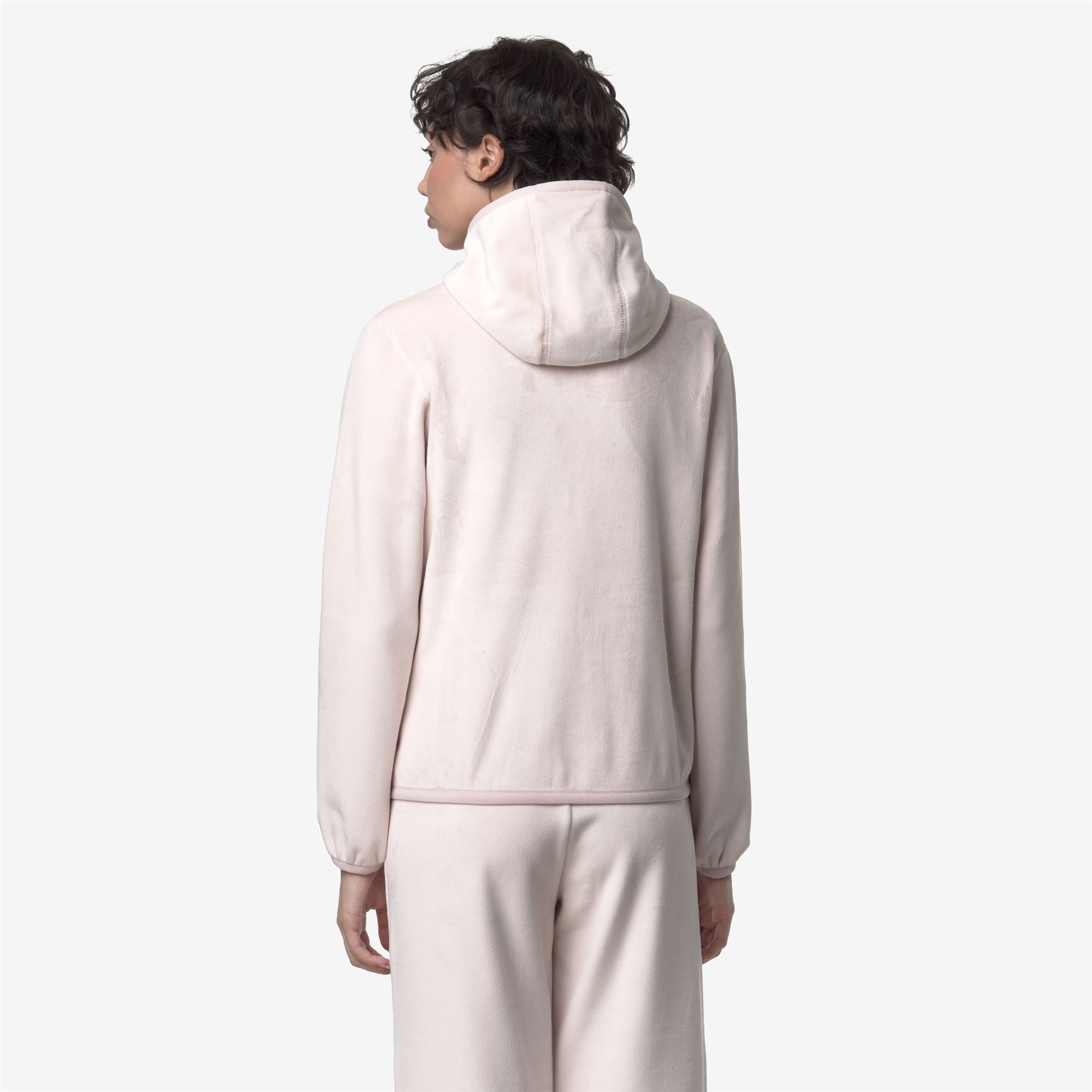 k-way-lily-velour-polar-double-veste-polaire-r-versible-femme-rose-hushed image 3