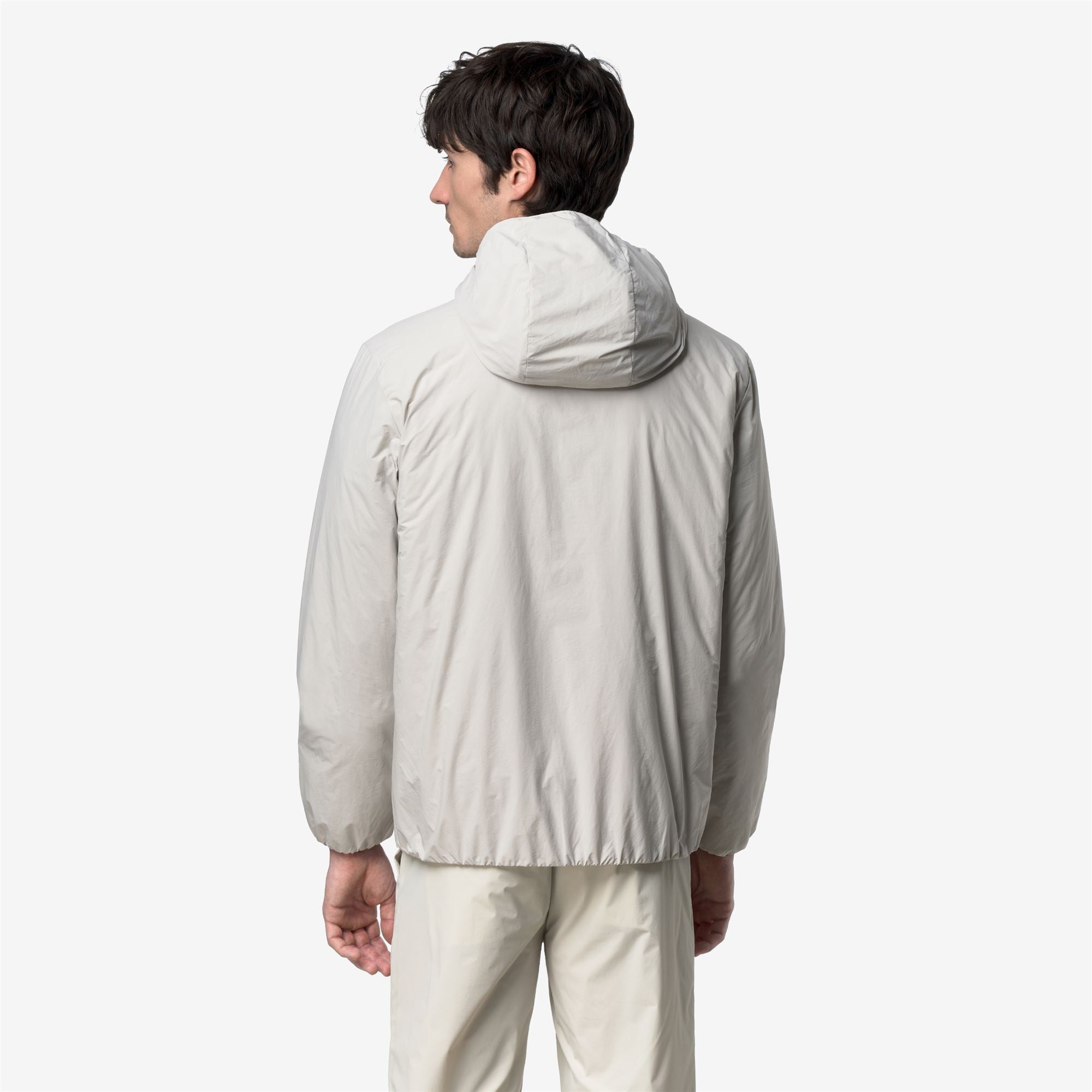 k-way-jack-plain-warm-veste-court-homme-beige-lt image 3