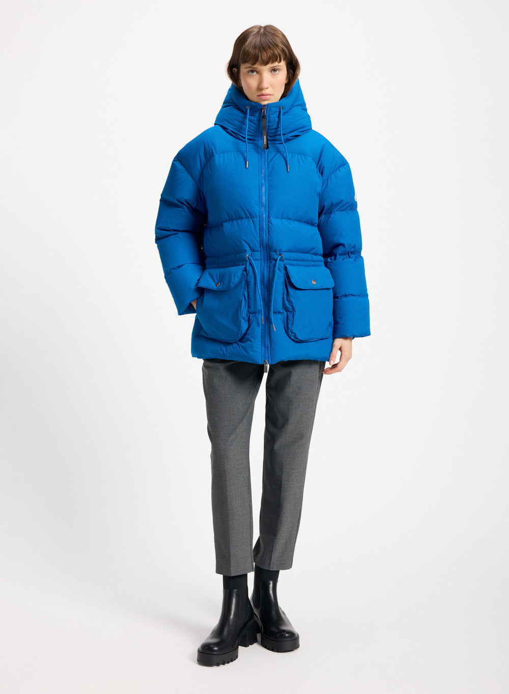pyrenex-aule-doudoune-hiver-capuche-femme-bleu-lectrique image 6