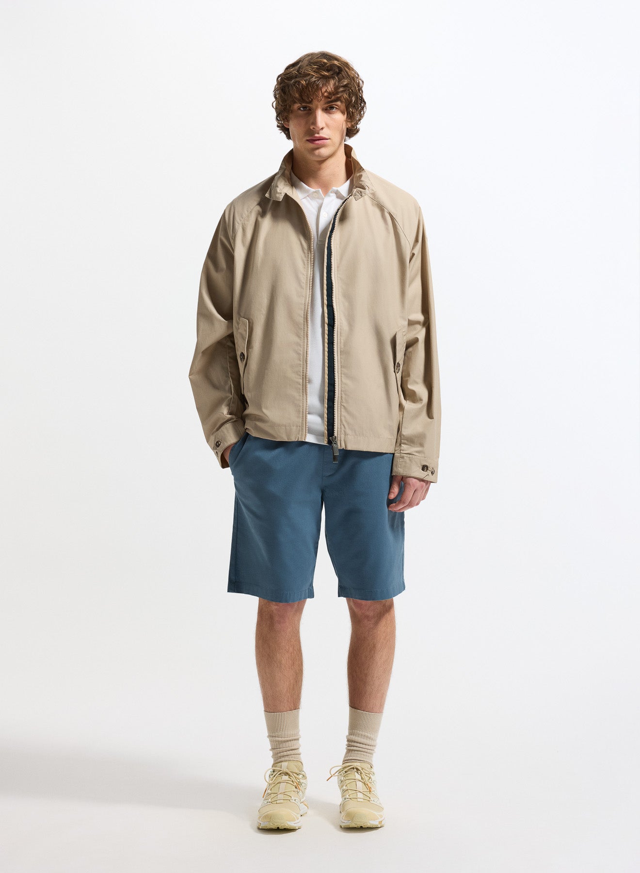 pyrenex-league-veste-mi-saison-homme-beige image 2