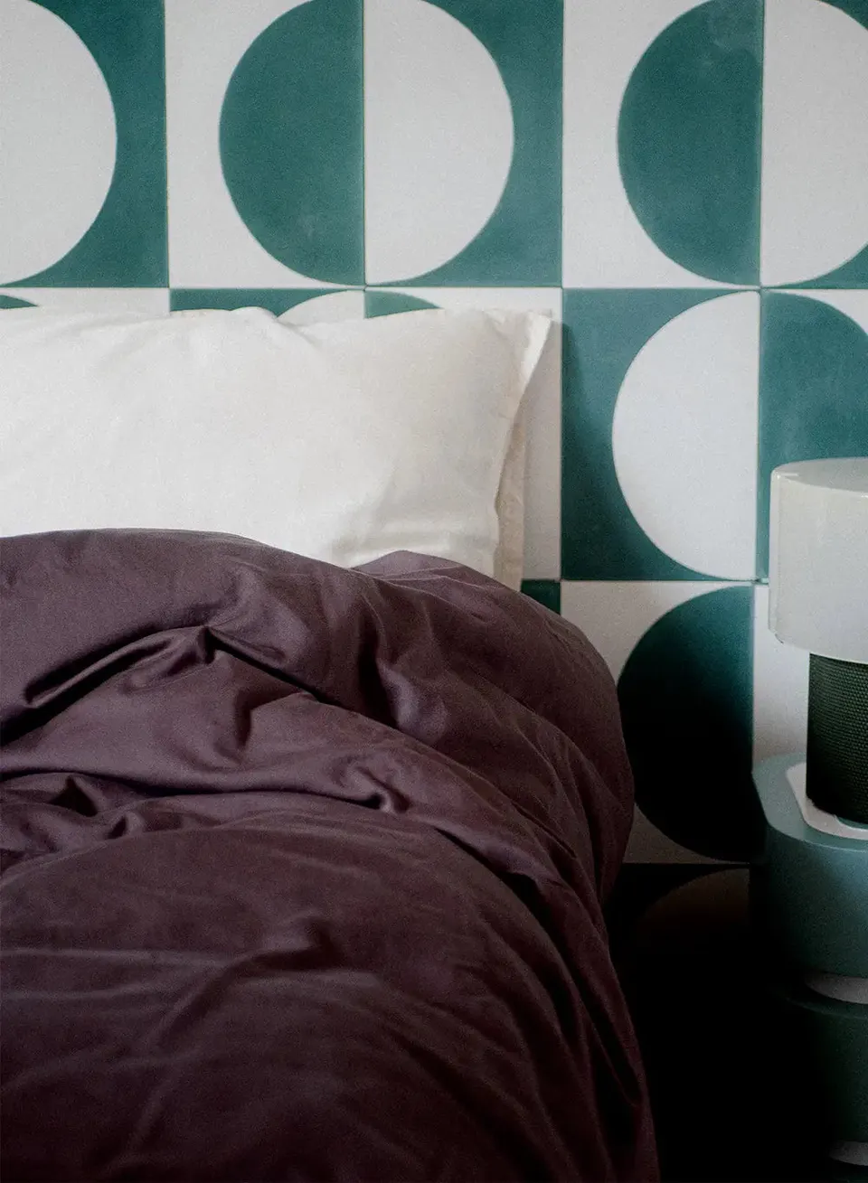 housse-de-couette-lily-unie-marron-pyrenex-coton-bio-et-tencel-lyocell image 1