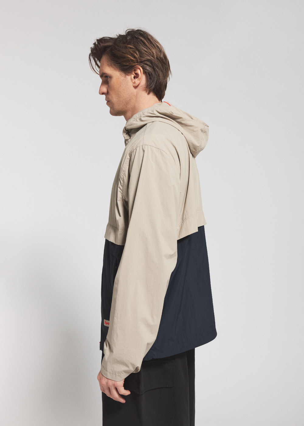 coupe-vent-unisexe-capuche-pyrenex-soulere-beige image 6