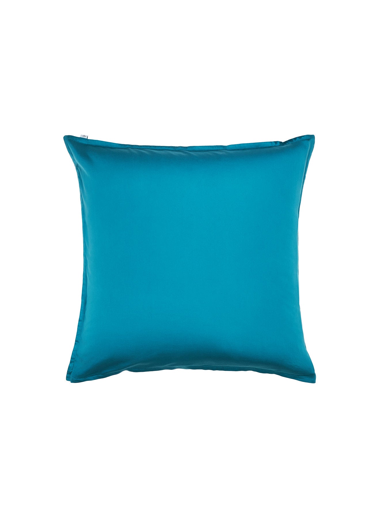 pyrenex-lily-lot-2-taies-d-oreiller-bleu-paon-coton-bio-tencel image 2