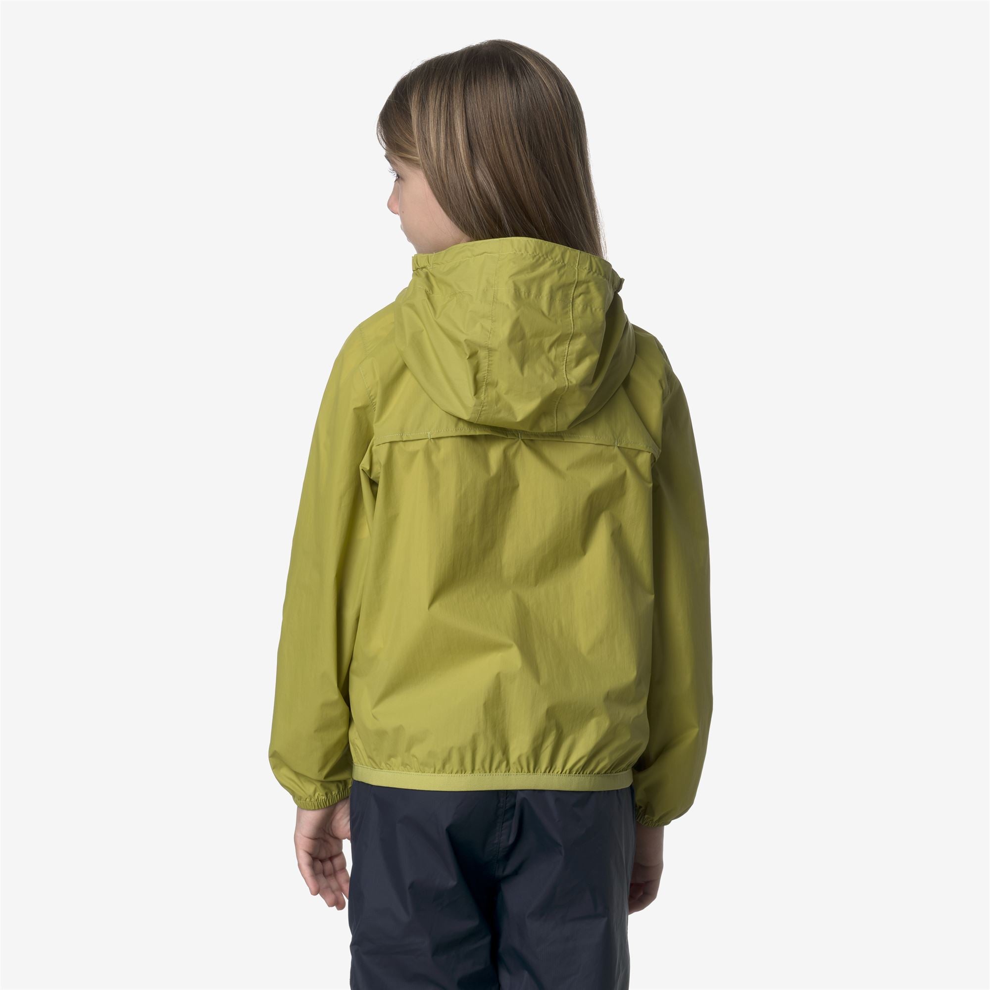 k-way-le-vrai-4-0-claude-veste-mi-longue-enfant-unisexe-green-moss image 3