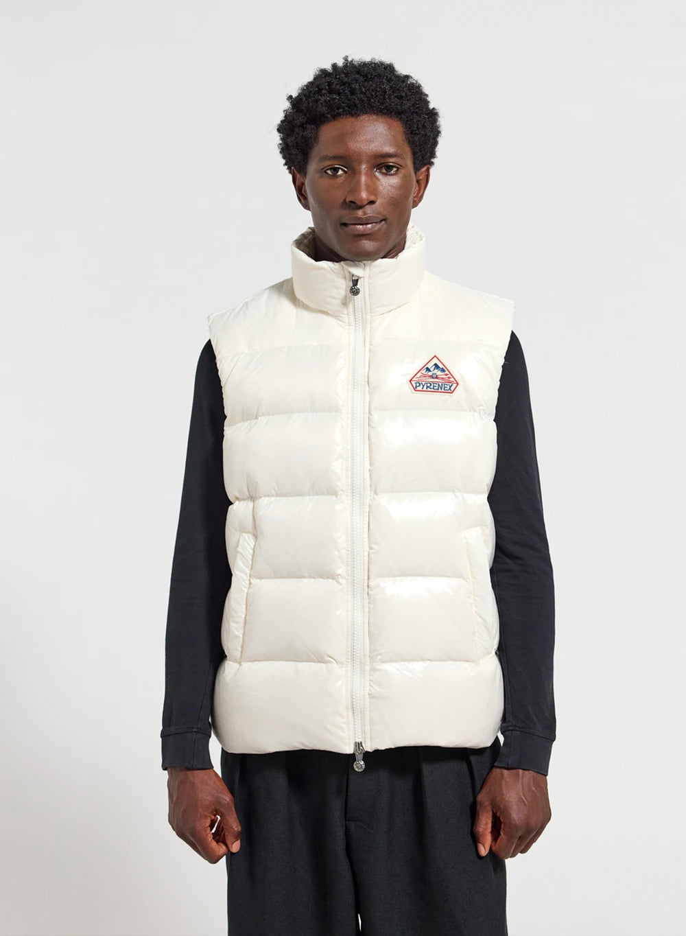 pyrenex-john-gilet-sans-manches-unisexe-blanc image 1