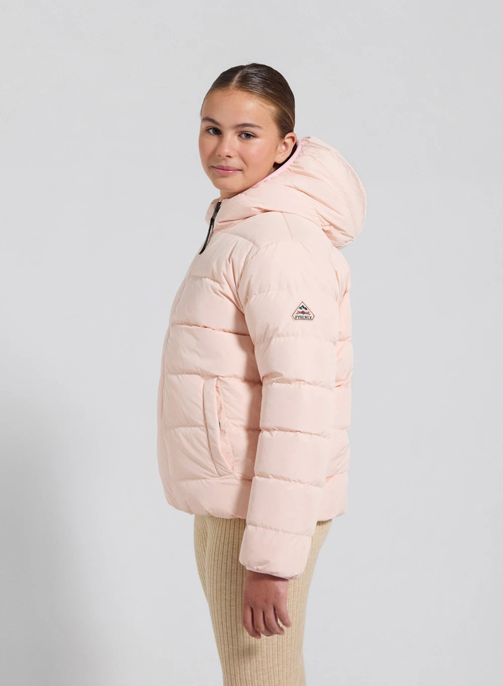 pyrenex-keylinn-doudoune-r-versible-enfant-rose-clair image 5