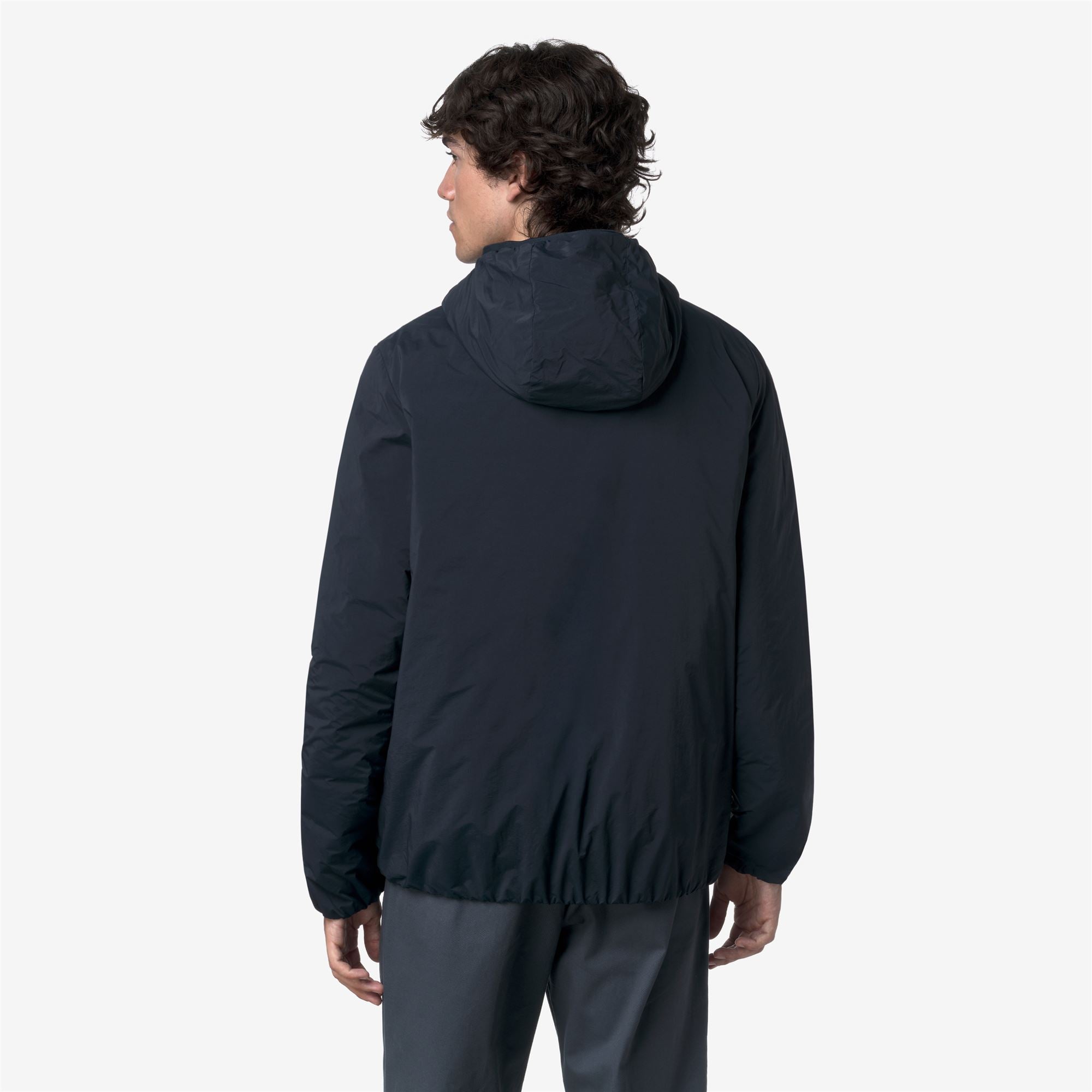 k-way-jack-plain-warm-veste-courte-homme-blue-depth image 3