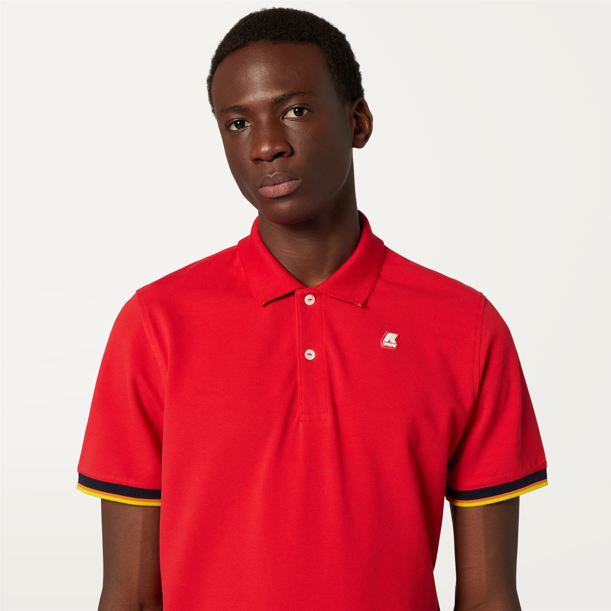 k-way-vincent-polo-homme-red image 4