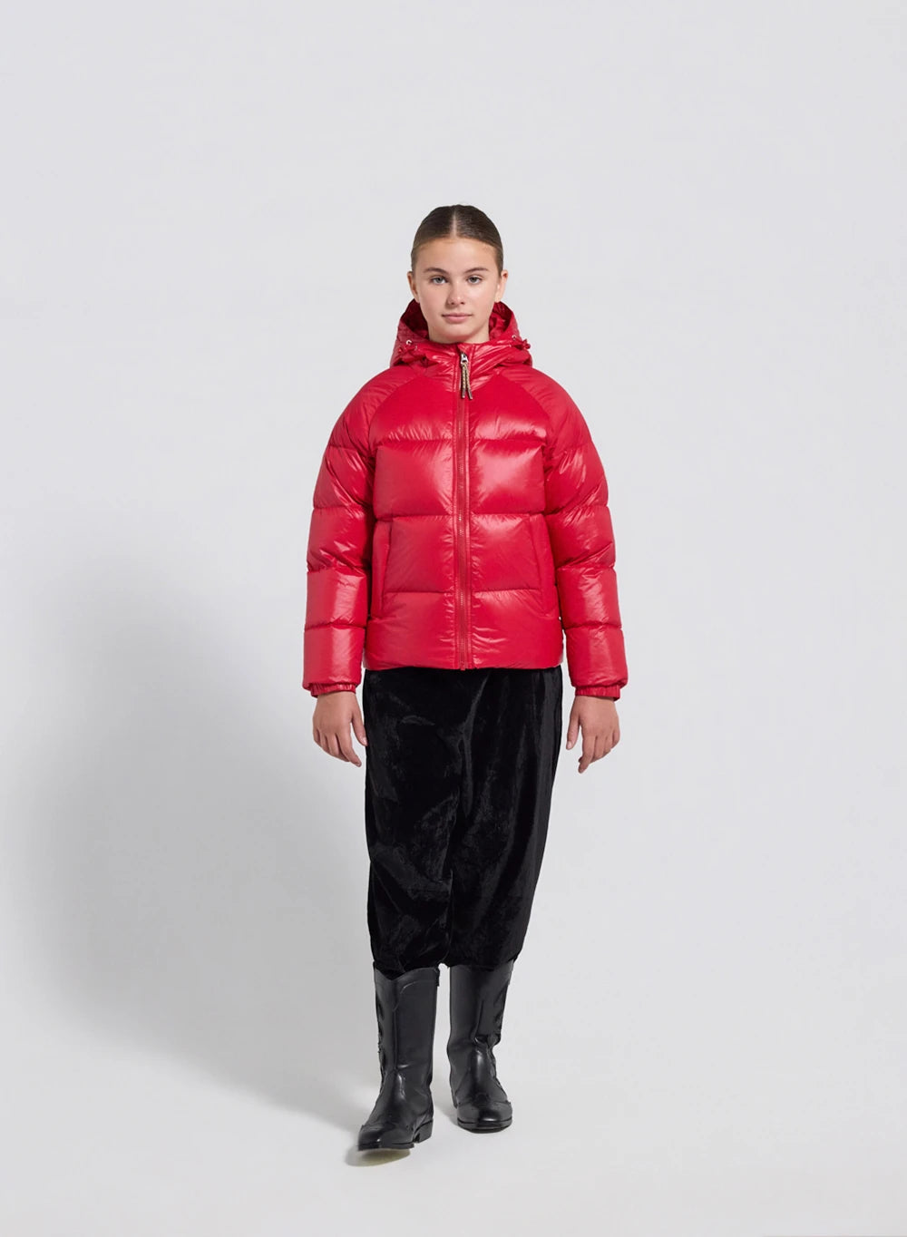 pyrenex-sten-doudoune-capuche-enfant-rouge image 4