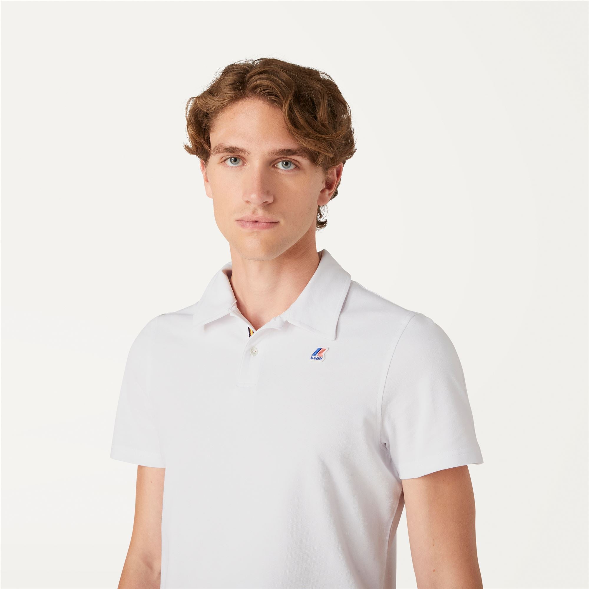 k-way-gregoire-tape-polo-manches-courtes-homme-white image 4