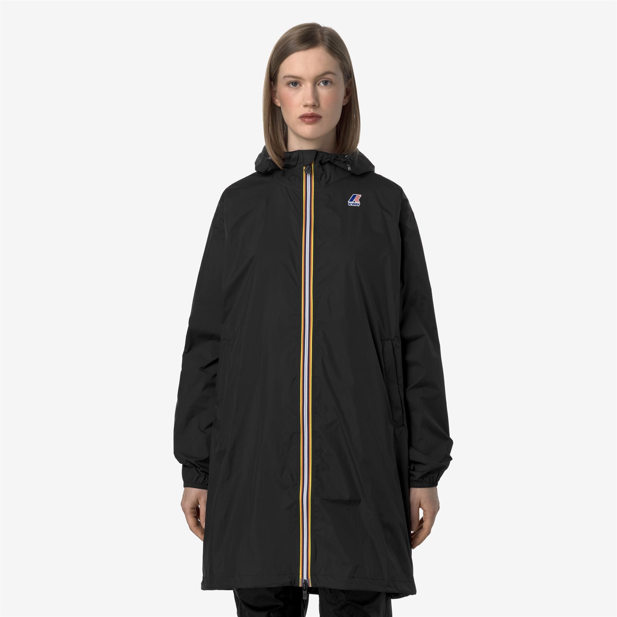 k-way-le-vrai-4-0-eiffel-east-manteau-de-pluie-long-unisexe-black-pure image 2