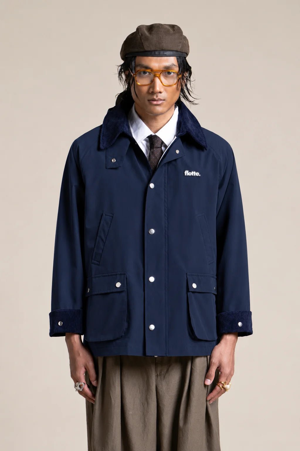 flotte-archives-veste-imperm-able-style-chasse-bicolore image 2
