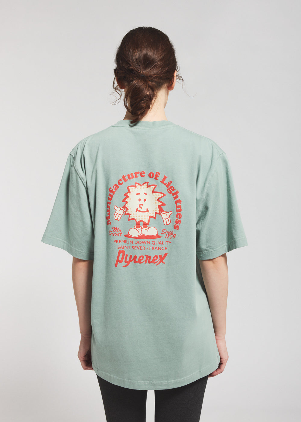 pyrenex-mfg-tee-t-shirt-unisexe-coton-bio-vert-d-eau image 4