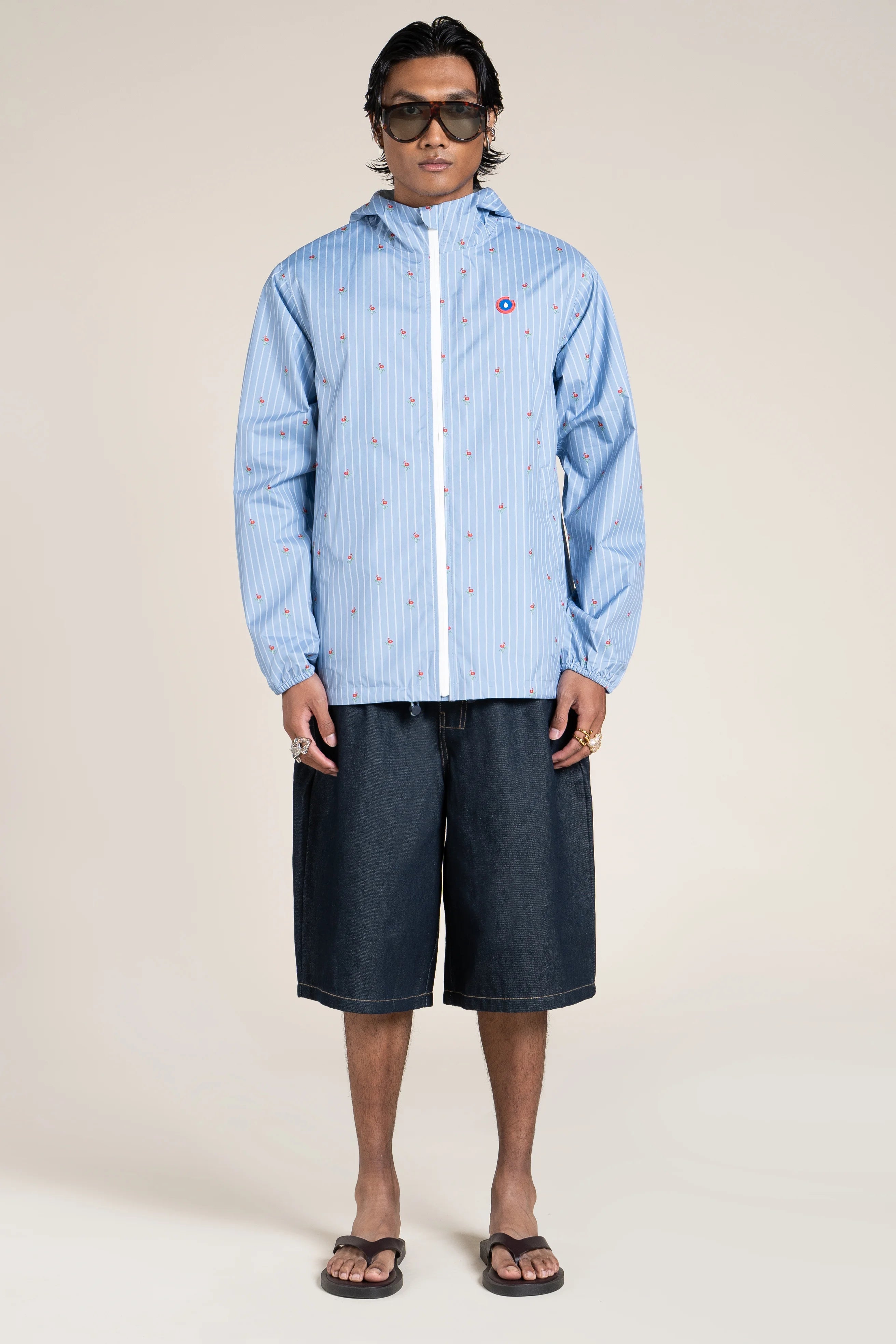 flotte-passy-imprim-imperm-able-court-bleu-l-opard-bloom image 2