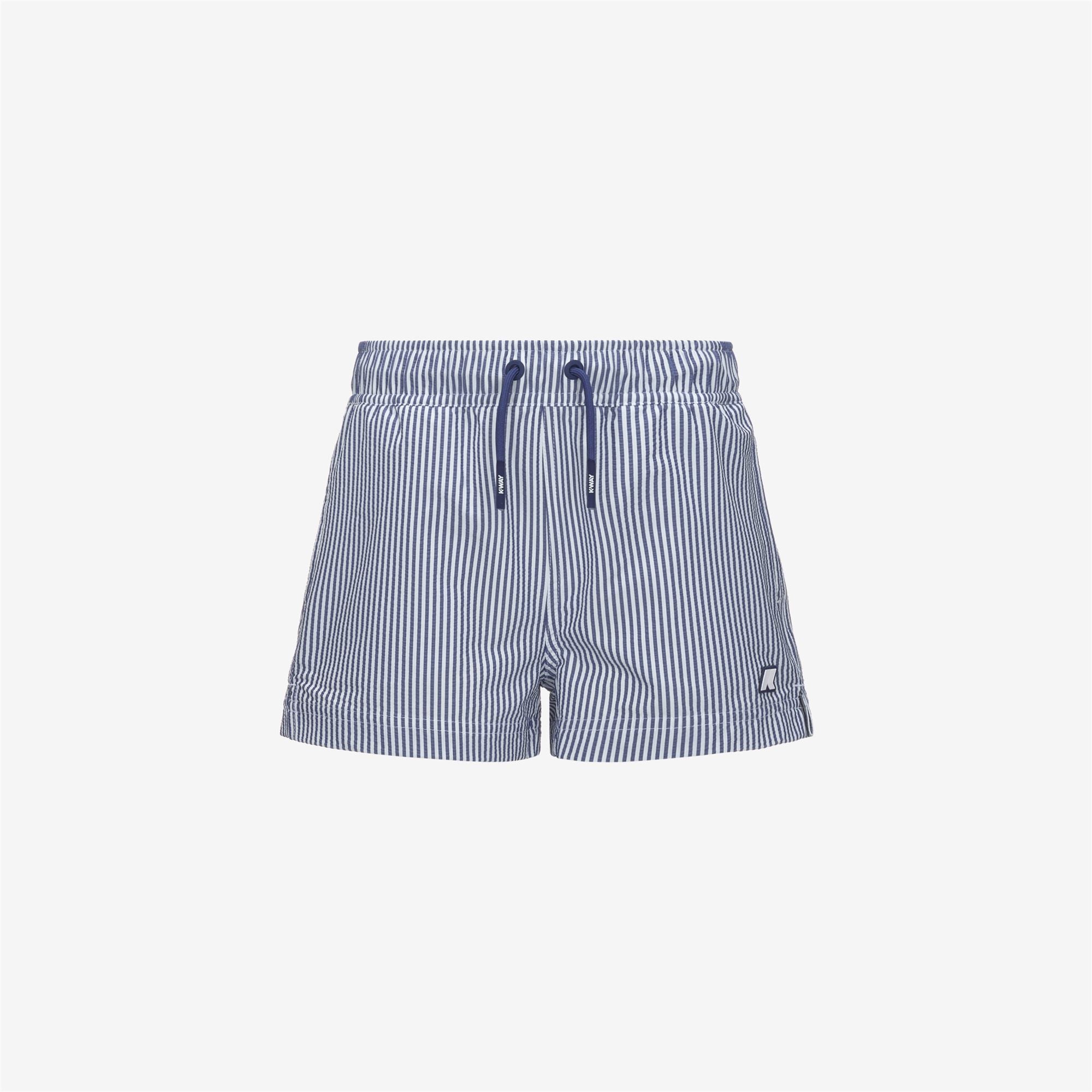 k-way-p-hazel-stripes-beach-maillot-gar-on-white-blue-deep-cobalt image 1
