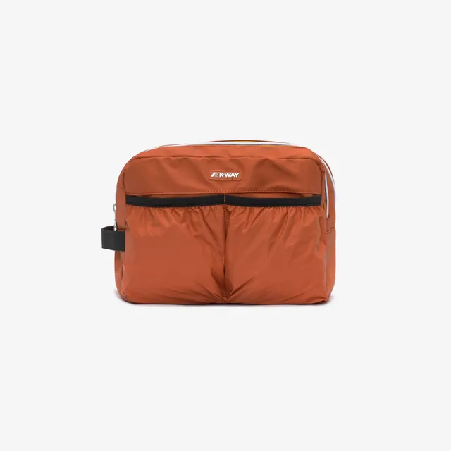 k-way-albas-trousse-de-beaut-petits-accessoires-unisexe-orange-brownish image 1