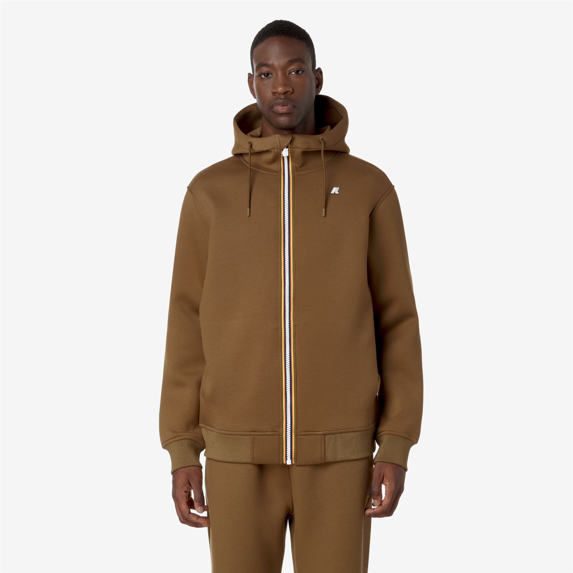 k-way-rainer-spacer-veste-polaire-homme-brown-corda image 1