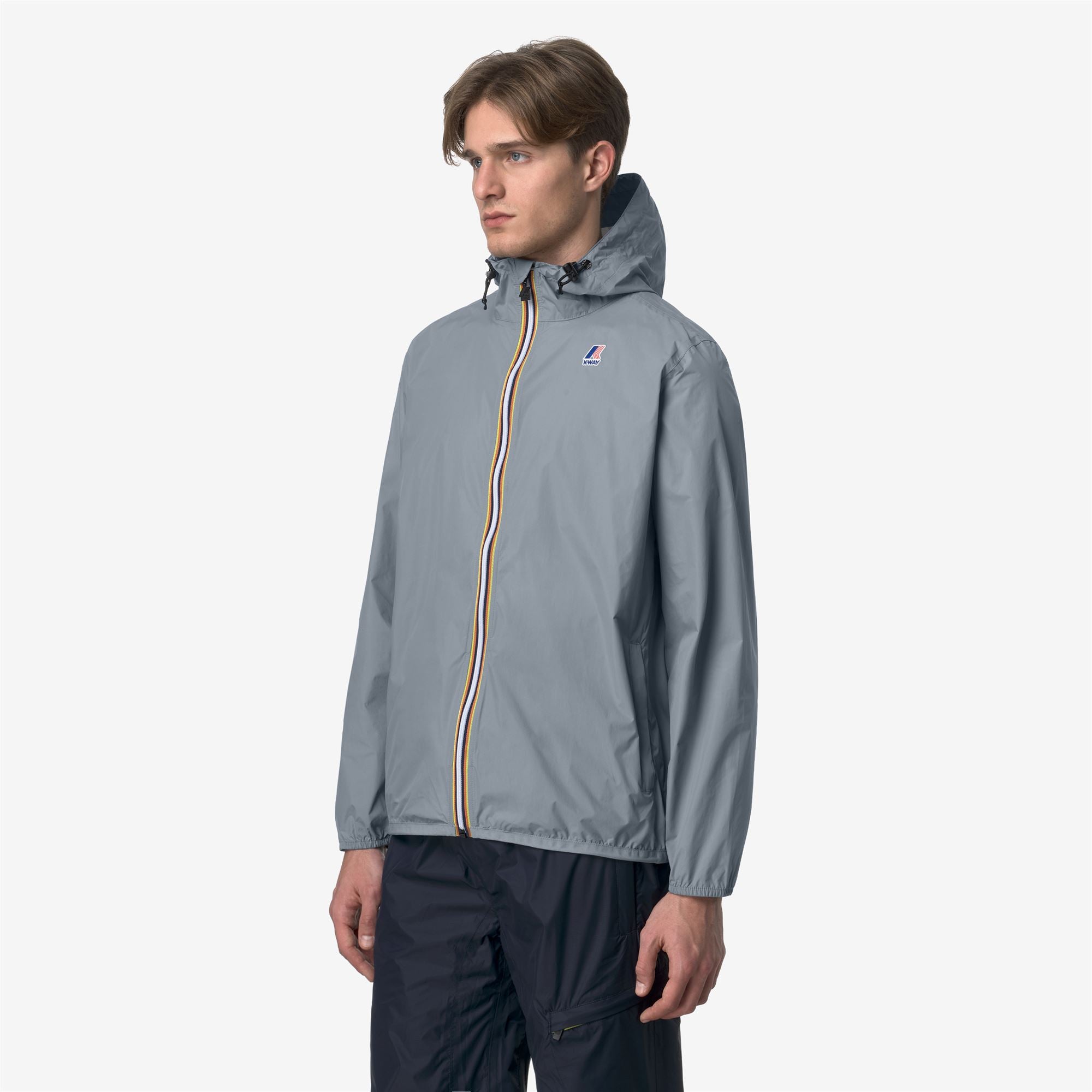 k-way-le-vrai-4-0-claude-veste-mi-long-unisexe-grey-md image 3