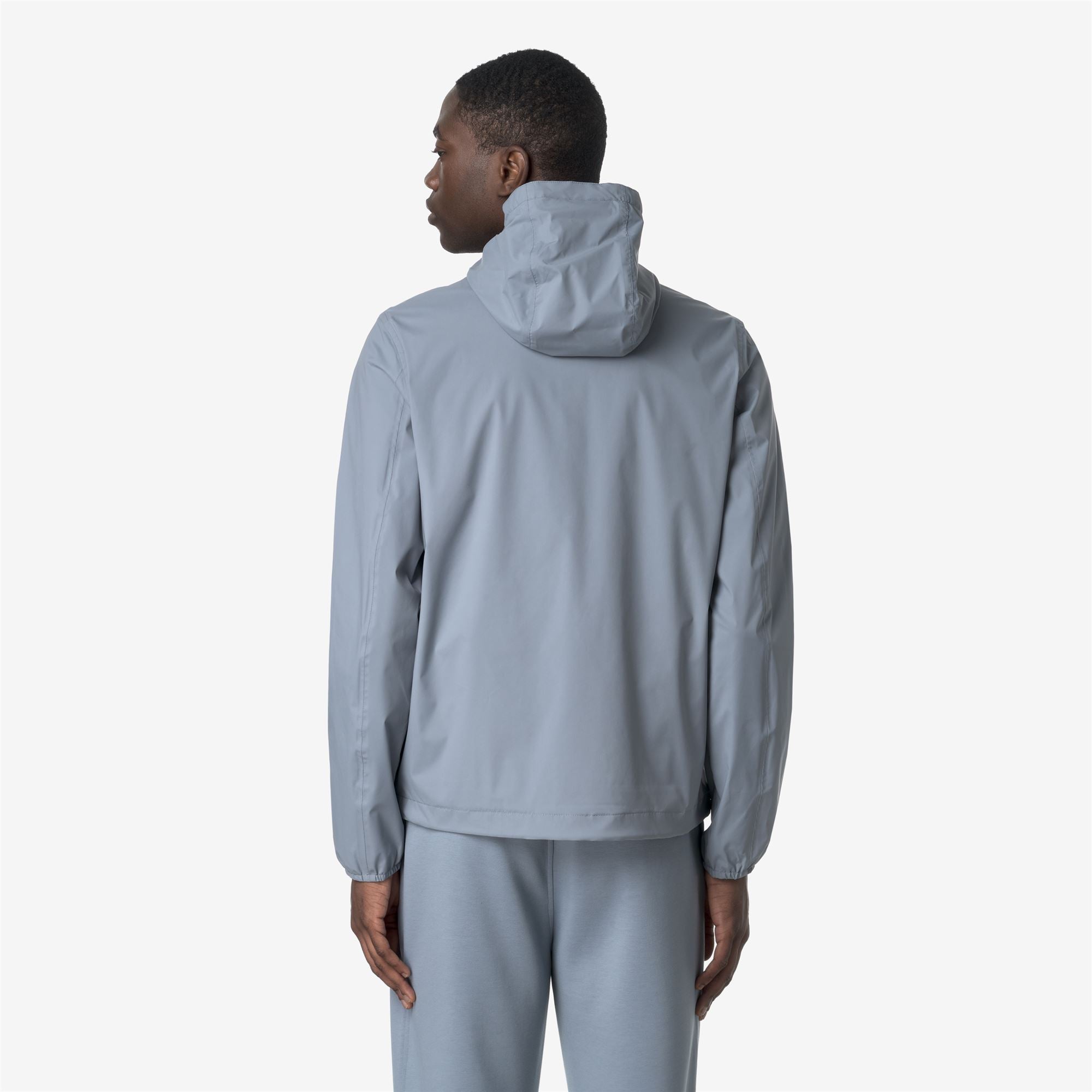 k-way-jack-stretch-nylon-jersey-veste-courte-homme-grey-md image 3