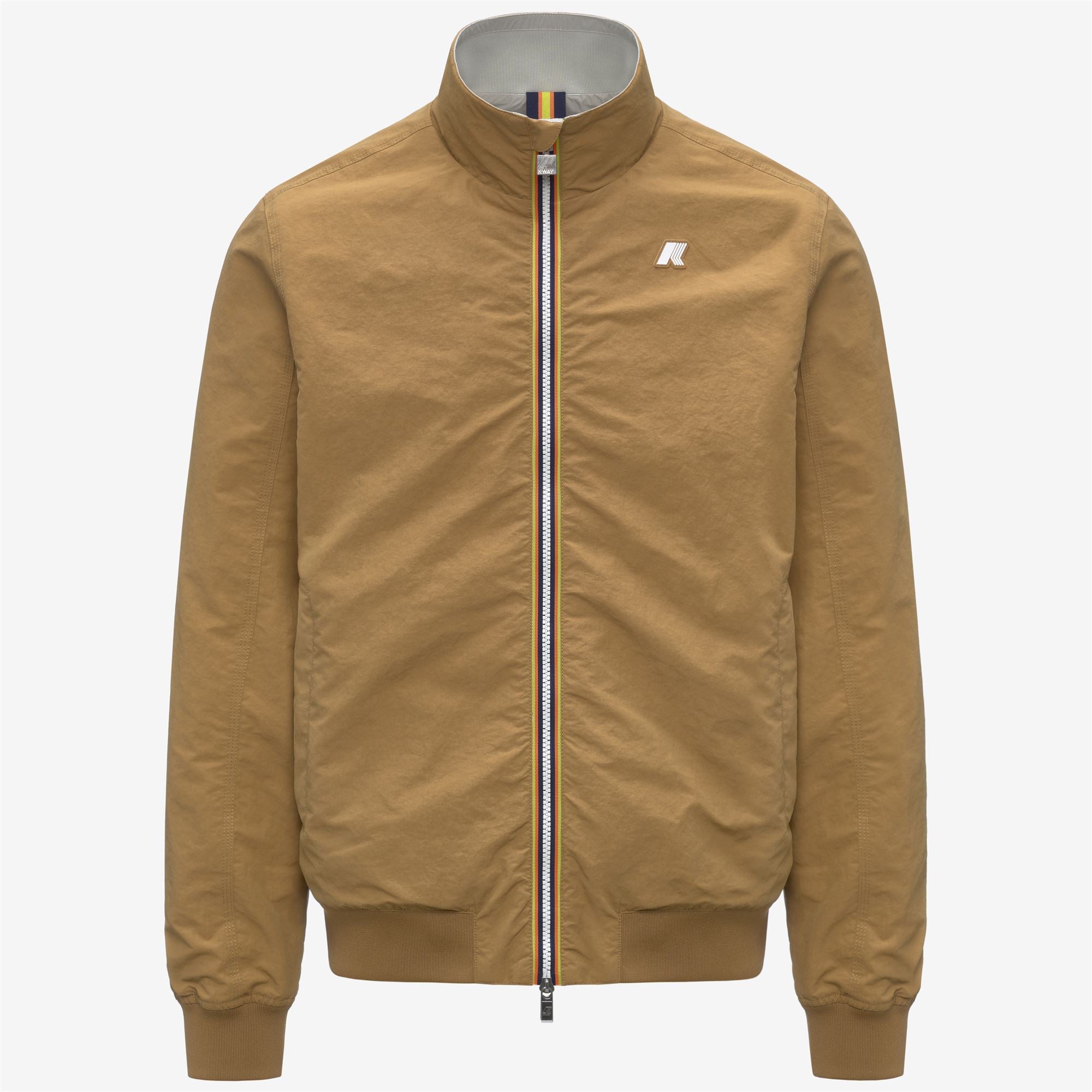 k-way-arsene-cotton-double-veste-courte-r-versible-homme-brown-bistre-beige-lt image 5