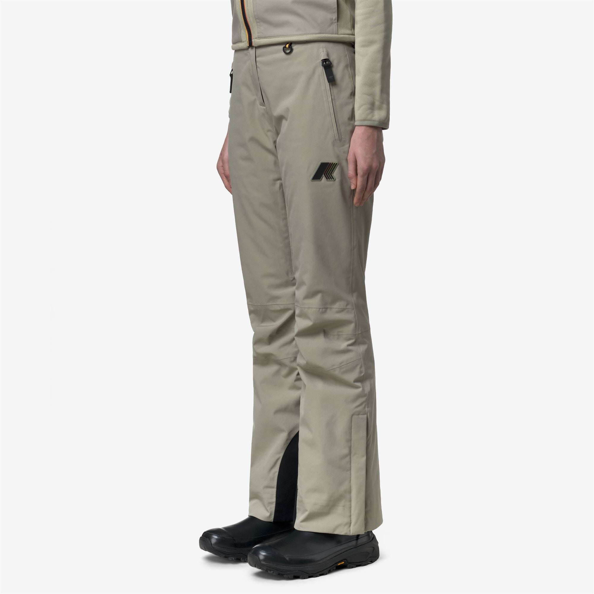 k-way-lura-2l-twill-pantalon-de-ski-femme-green-oak image 2