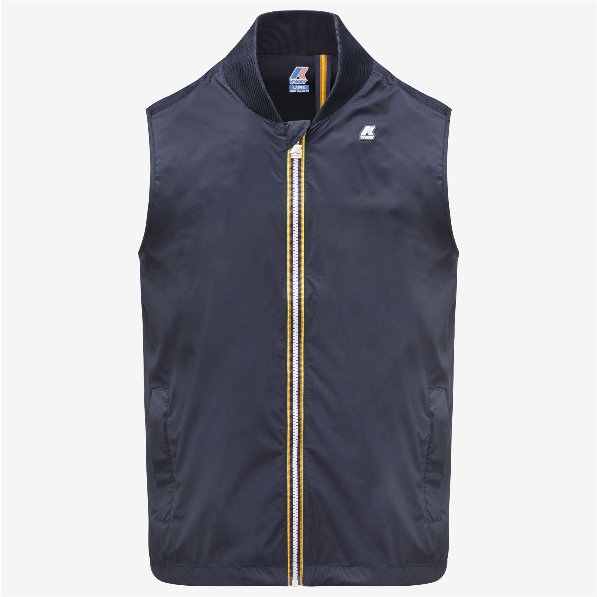 k-way-vally-stretch-nylon-jersey-veste-courte-homme-blue-depth image 5