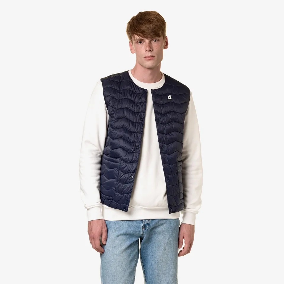 k-way-valty-quilted-warm-gilet-homme-blue-depth image 1
