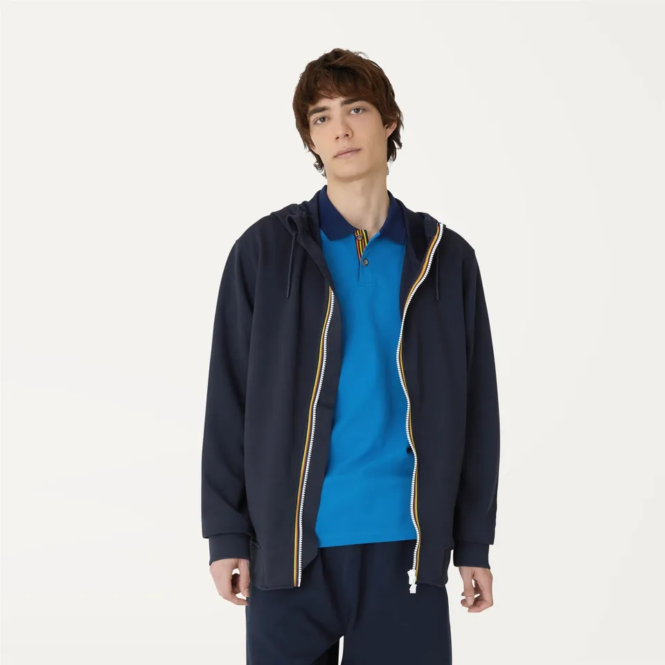k-way-rainer-light-spacer-veste-polaire-homme-blue-depth image 1