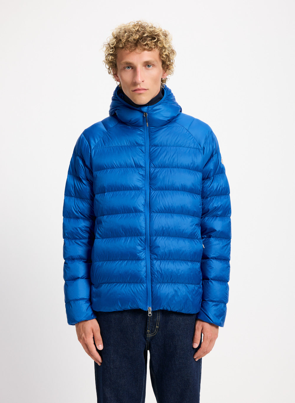 pyrenex-arial-doudoune-fine-capuche-homme-bleue image 1