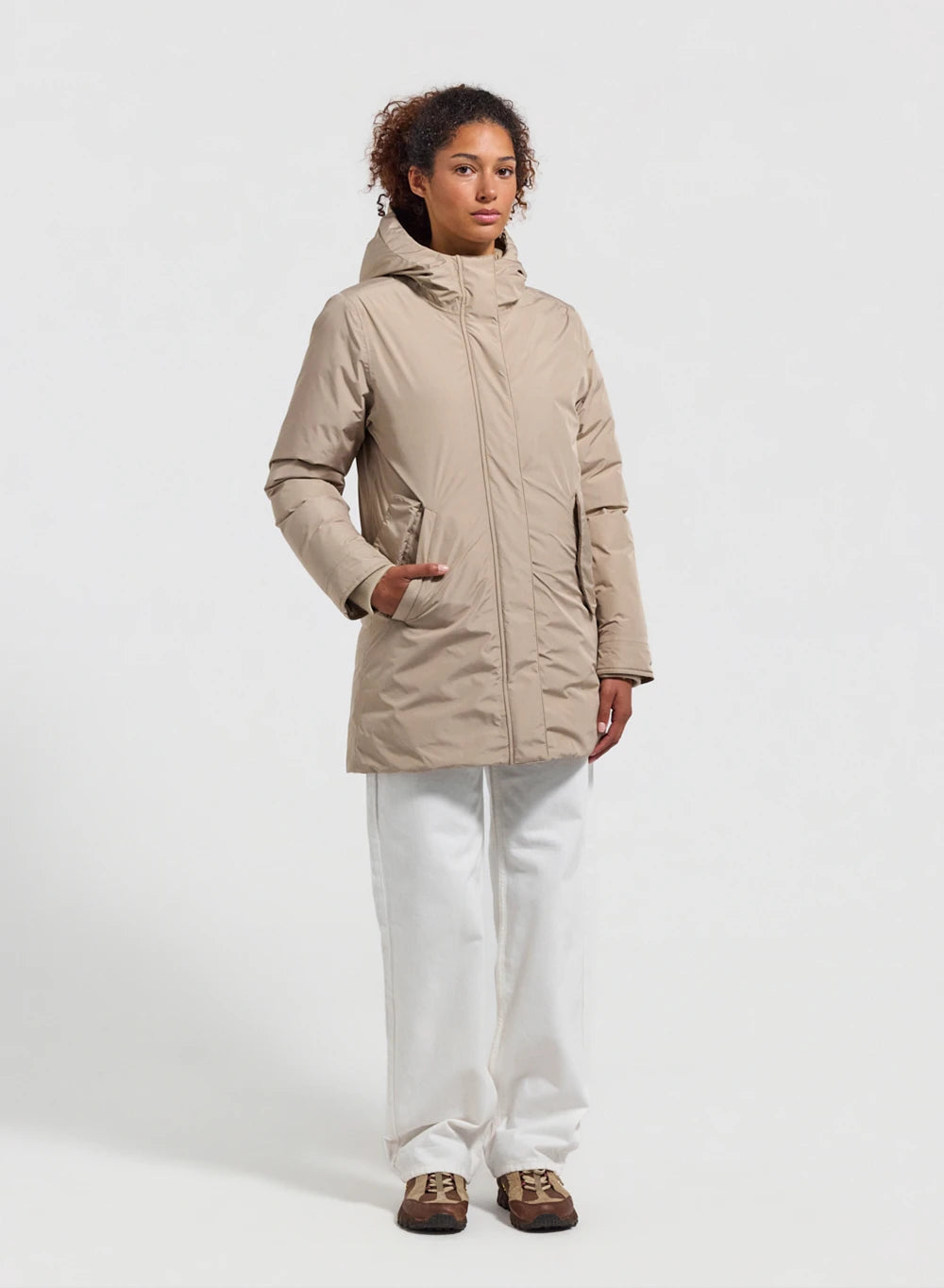 pyrenex-easy-parka-imperm-able-femme-beige-duvet-naturel image 2