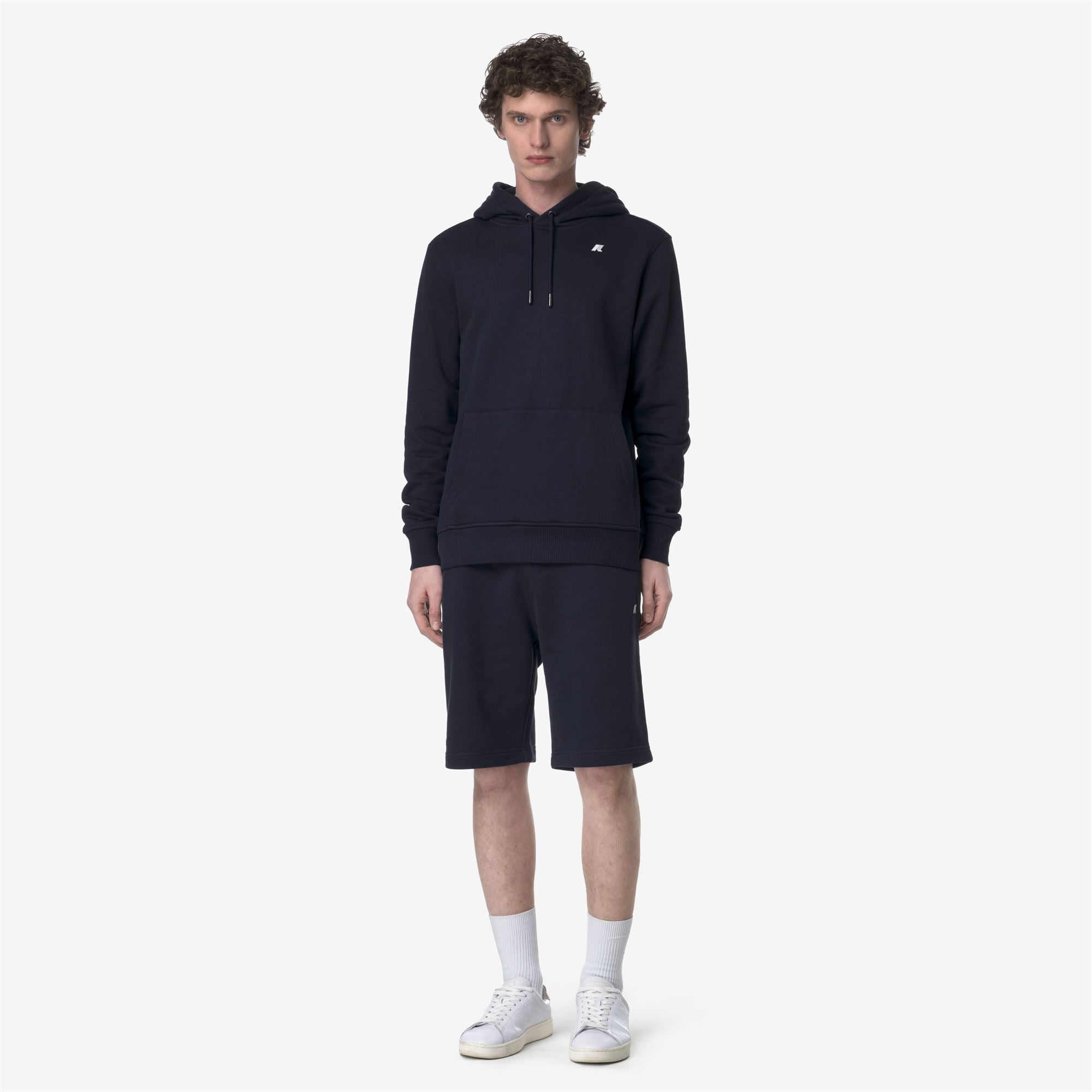 k-way-erik-french-terry-shorts-de-sport-homme-blue-depth image 1