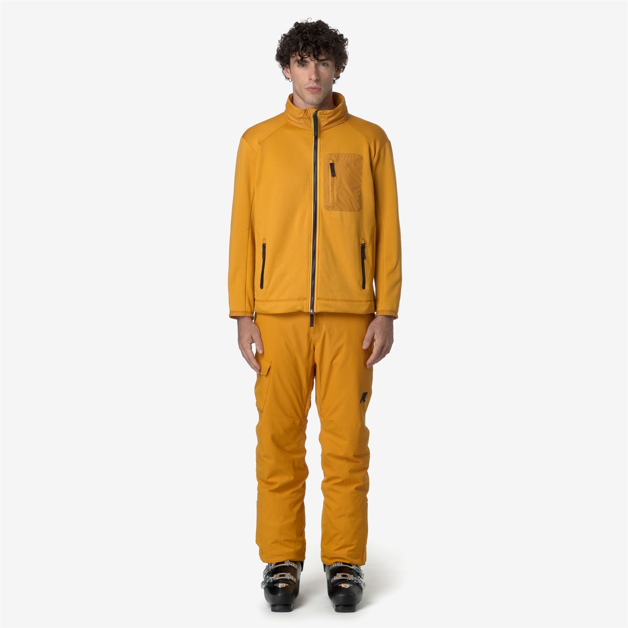 k-way-avrieux-microtwill-2l-pantalon-sport-homme-yellow-inca image 1