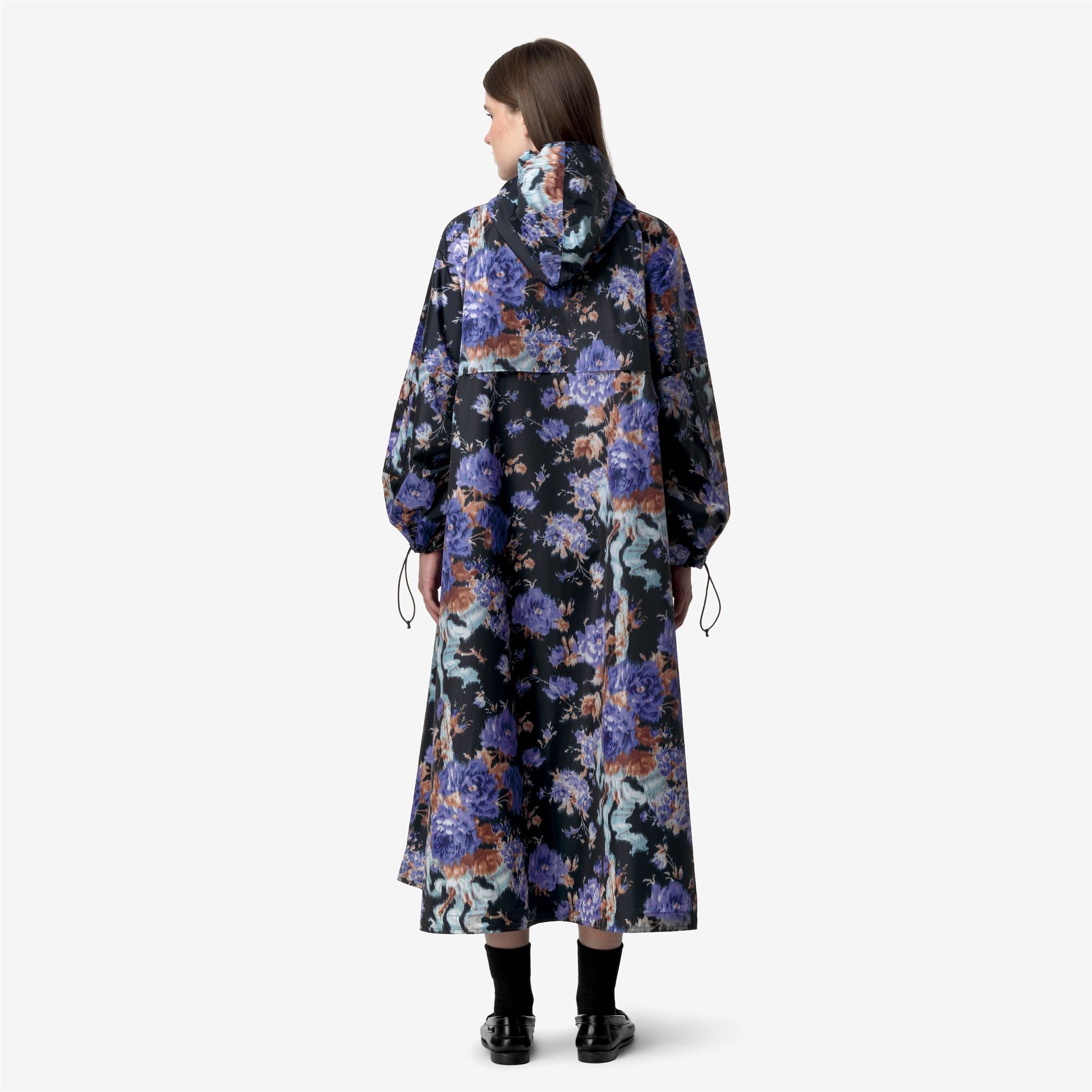k-way-therel-graphic-uj-poncho-unisexe-cobalt image 3
