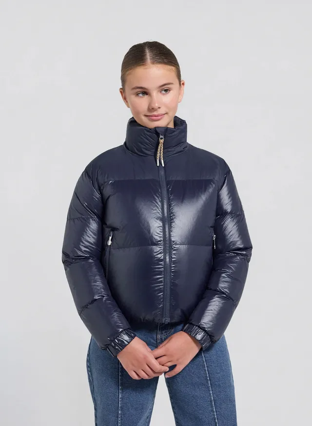 pyrenex-goldin-doudoune-brillante-fille-bleu-marine-amiral image 1