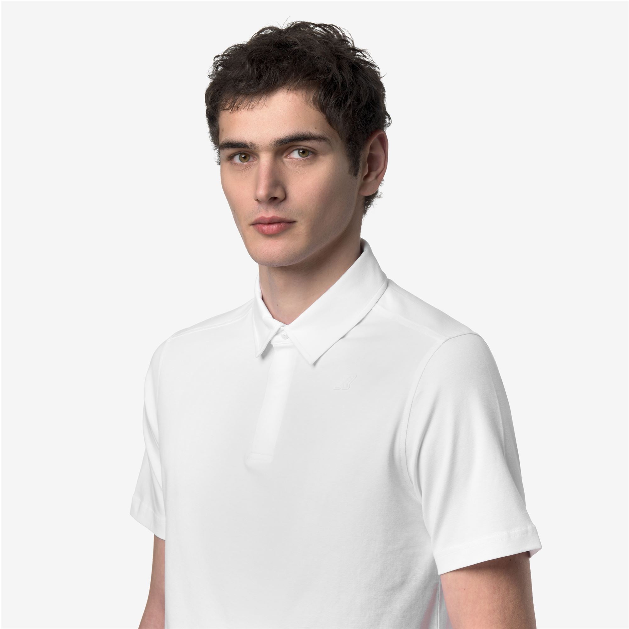 k-way-viggo-lt-stretch-jersey-slim-polo-homme-white-white image 4
