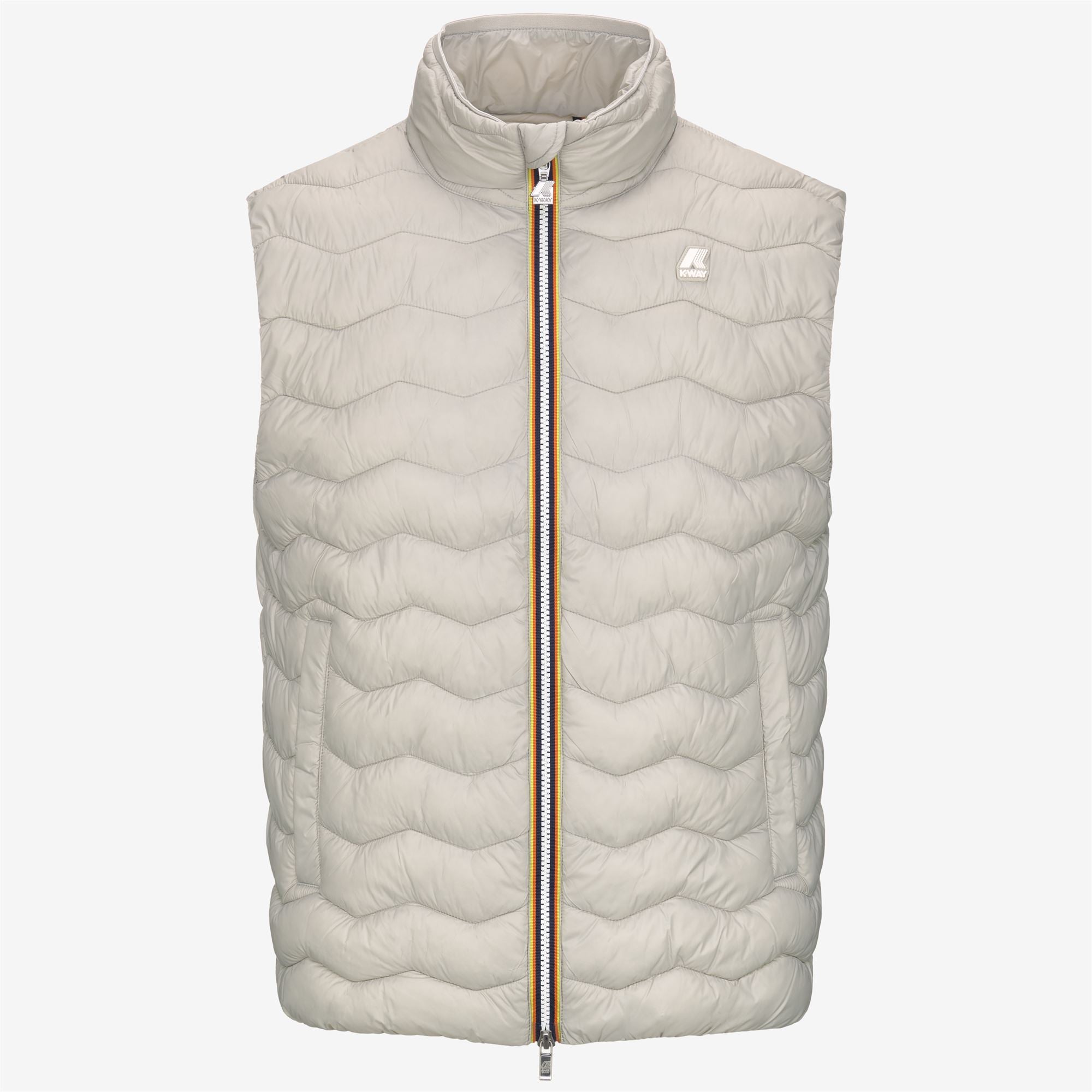 k-way-valen-quilted-warm-gilet-homme-beige-lt image 5