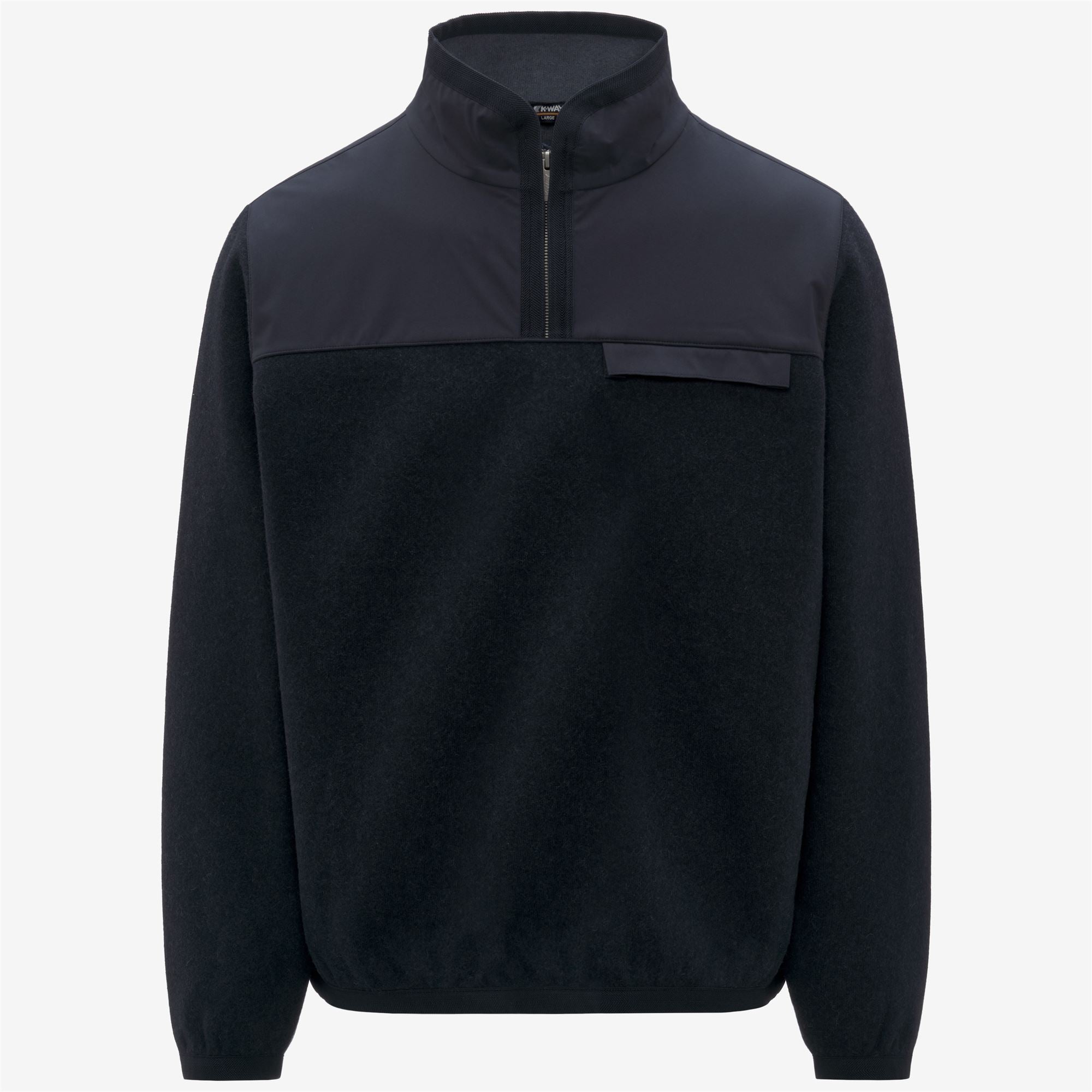 k-way-fleury-wool-nylon-mix-pull-over-homme-blue-depth image 5