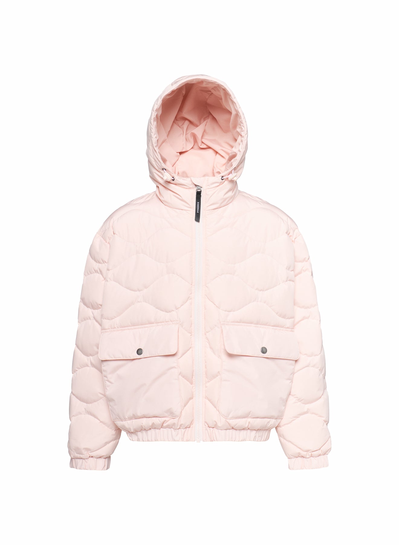 pyrenex-beille-doudoune-bomber-capuche-enfant-rose-clair image 5