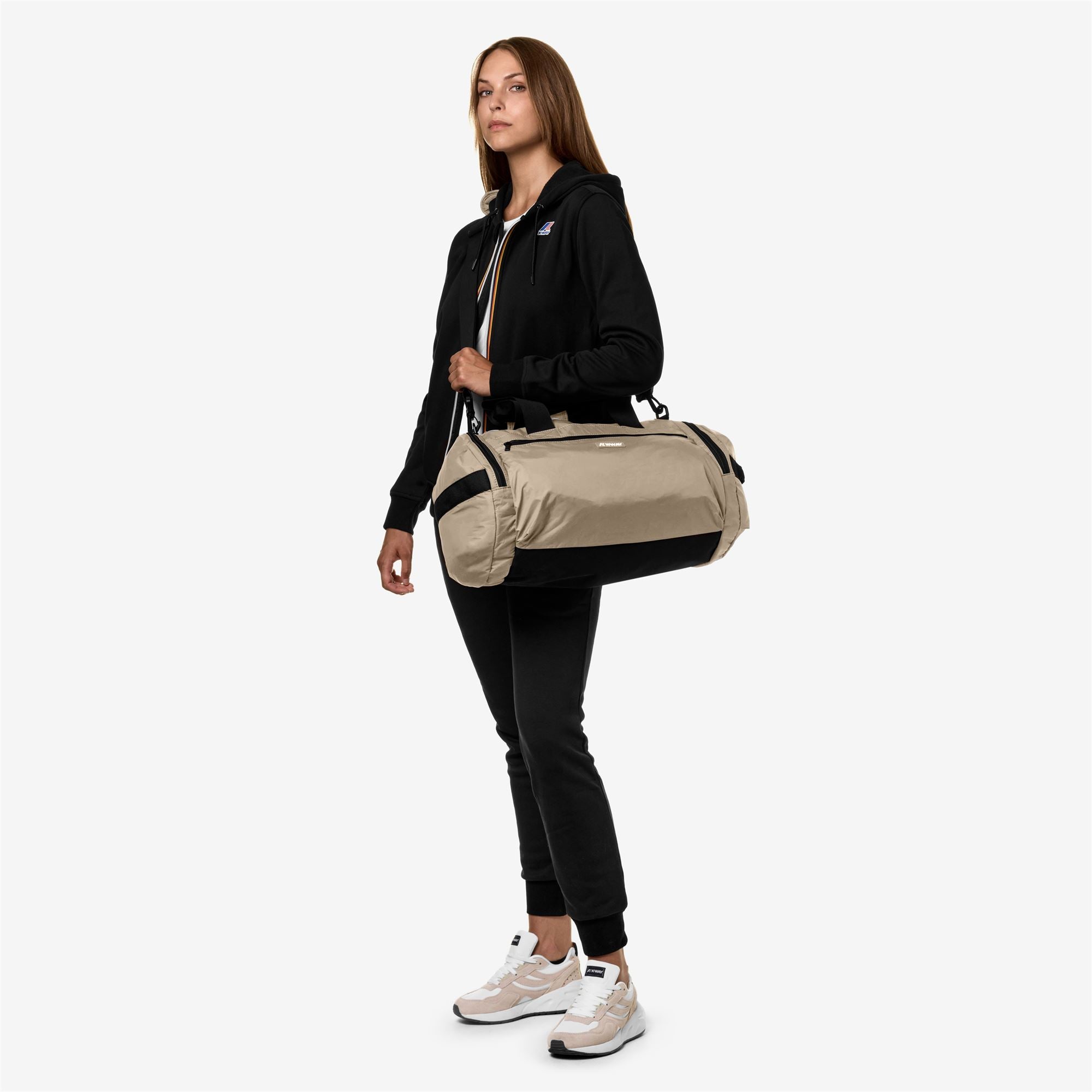 k-way-mereville-s-sac-polochon-unisexe-beige-taupe image 5