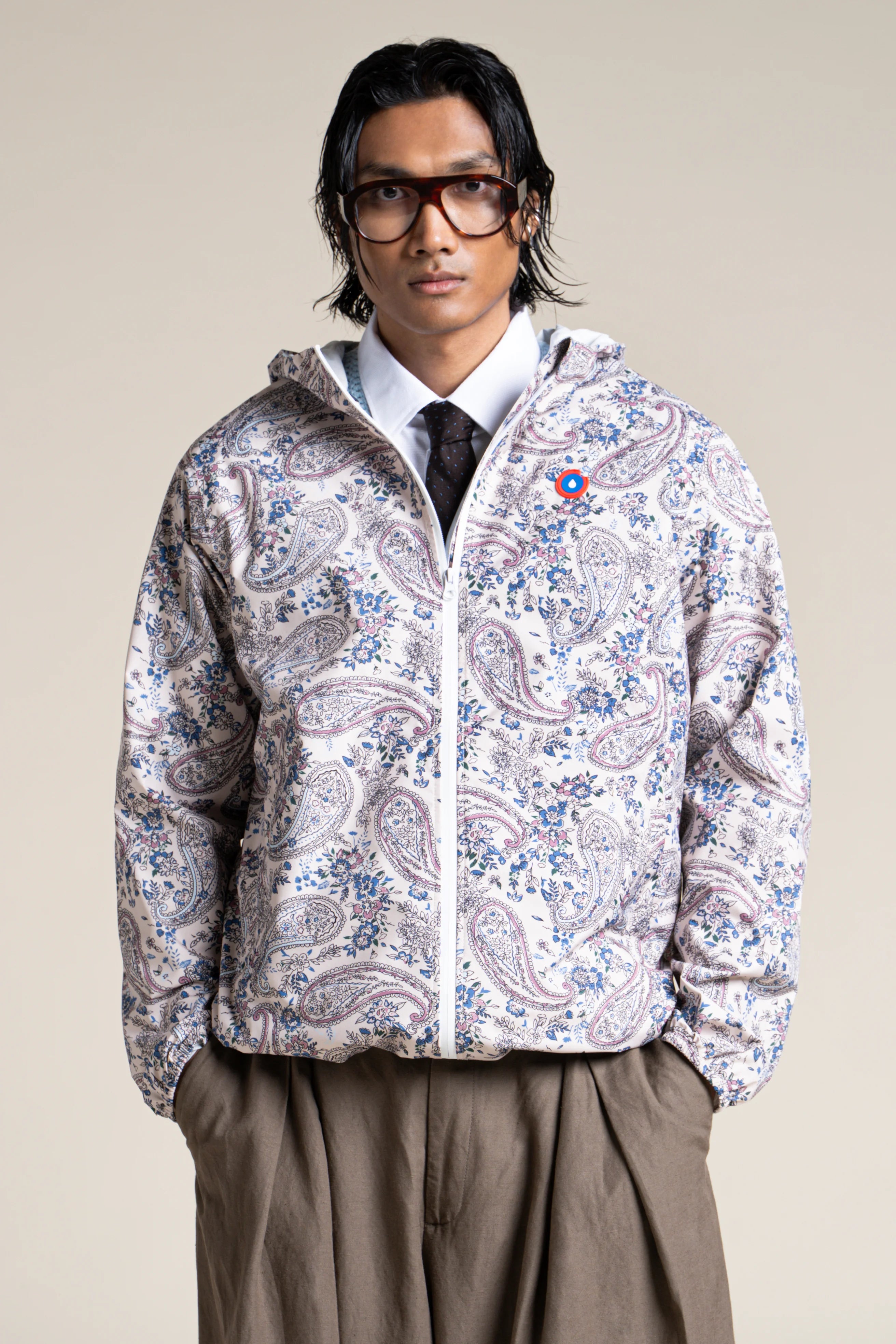 flotte-passy-imprim-imperm-able-court-bleu-l-opard-bloom image 3