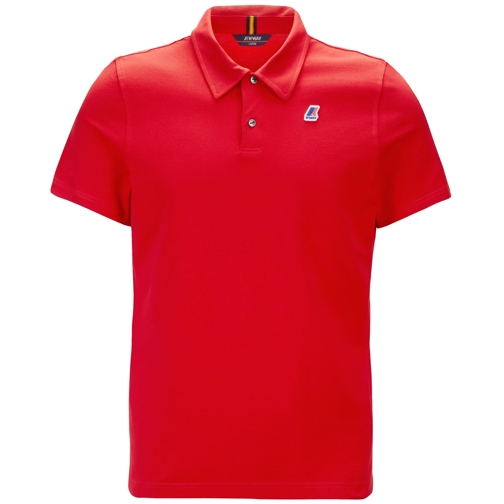 k-way-gr-goire-tape-polo-homme-manches-courtes-red image 5