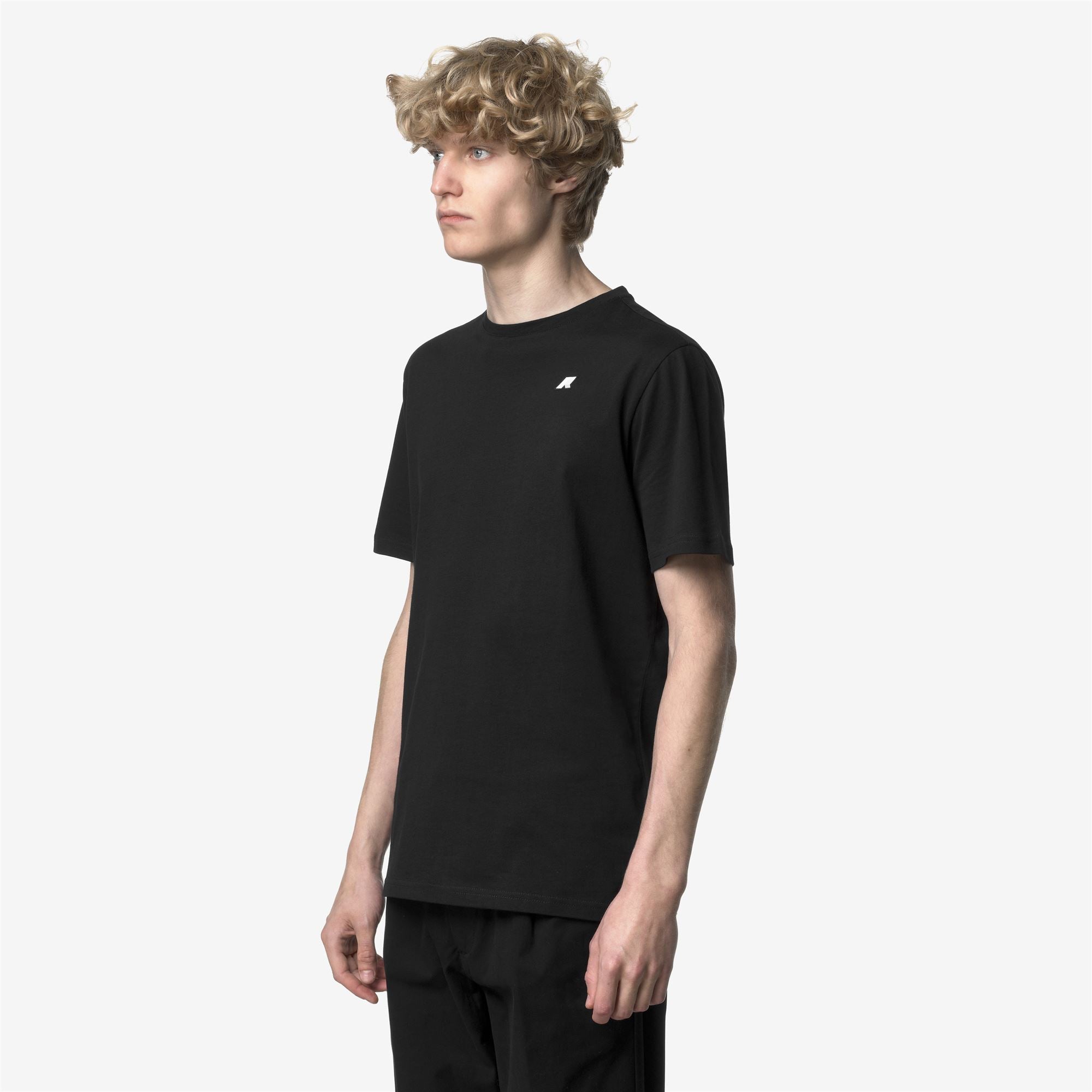 k-way-odom-jersey-peach-t-shirt-homme-black-pure image 2